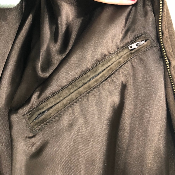 [Golden Bear] VTG Mens Suede Leather Bomber Jacket - Picture 5 of 8